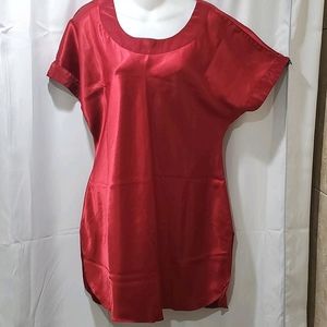 Rare Vintage Victoria Secret red T Shirt Pajama Sm